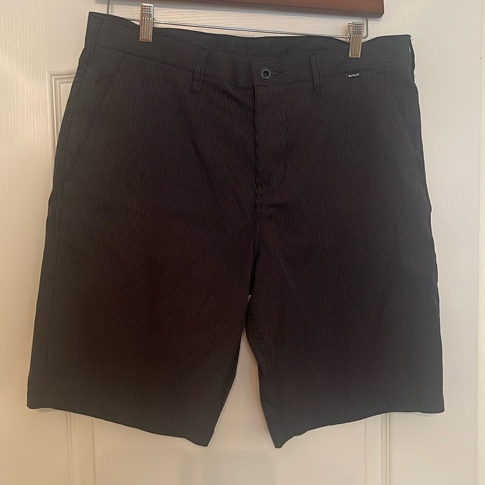 Nike Dri-fit golf shorts, size 36 in Black/ Gray pattern in Excellent condition
